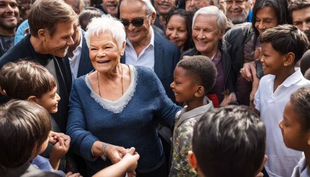 Dame Judi Dench philanthropy