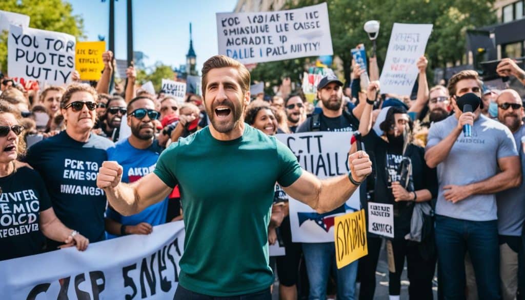 Jake Gyllenhaal activism